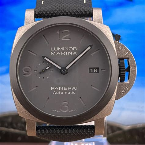 panerai tutto grigio|Panerai Luminor Marina Tuttogrigio 44mm Titanium .